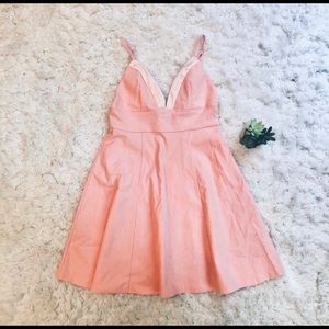 NWOT Tobi Blush Pink Skater Dress Size M